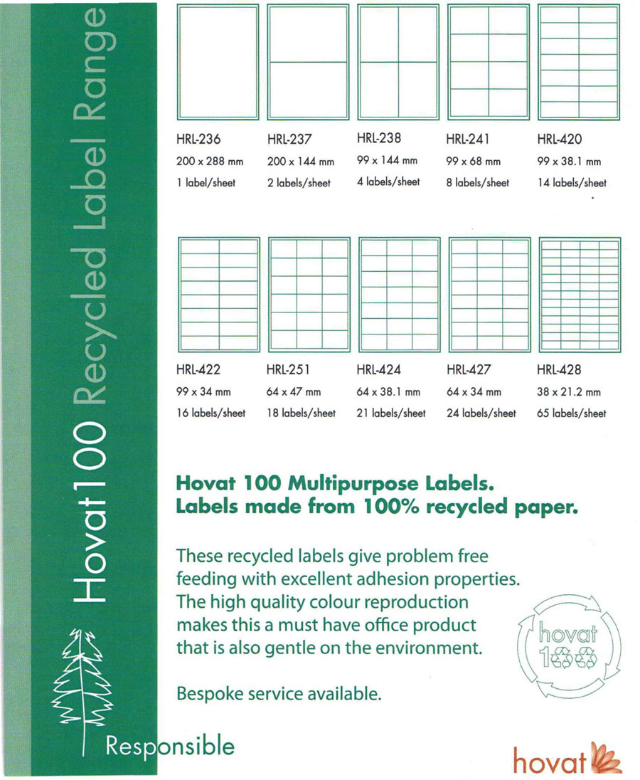 Label Size Guide